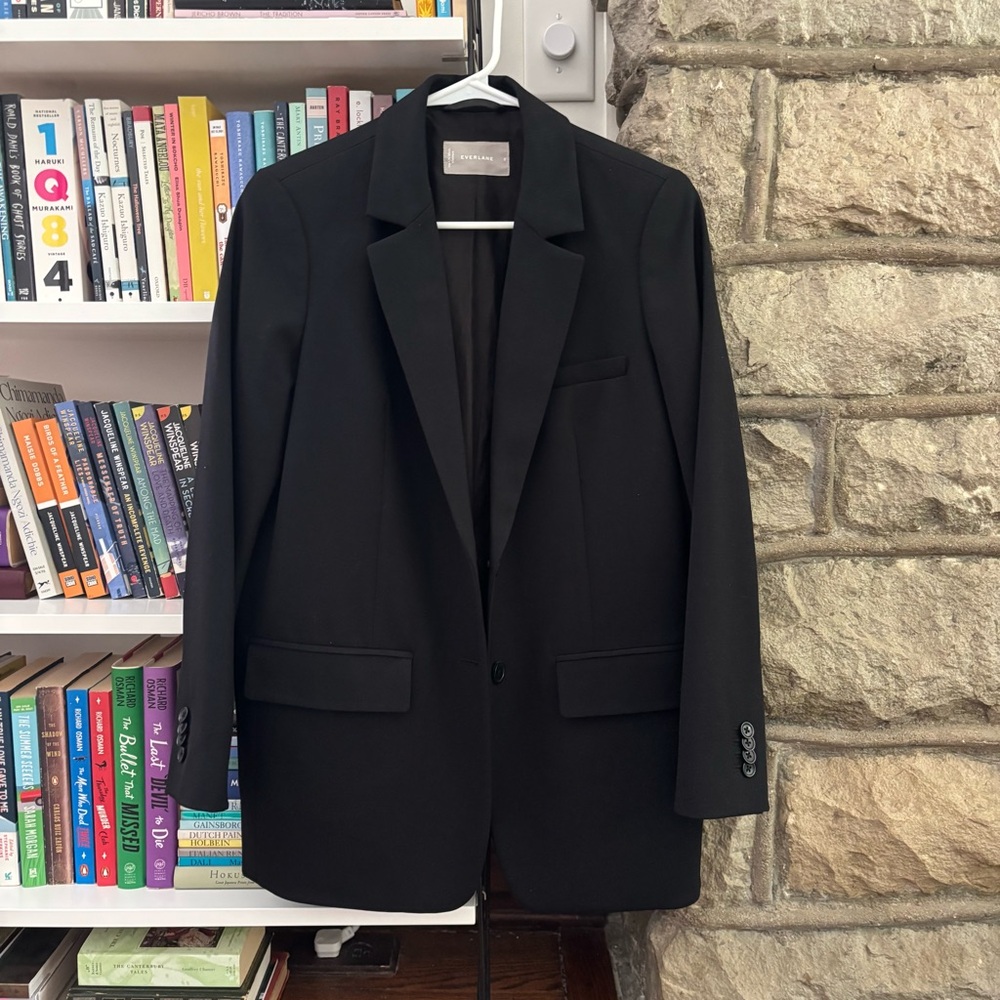 Everlane Oversized Blazer in black